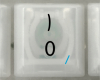 0 ) Keycap, iBook G3 Clamshell, Original Blueberry
