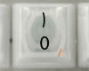 0 ) Keycap, iBook G3 Clamshell, Original Tangerine