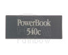 PowerBook Model Badge (540c)